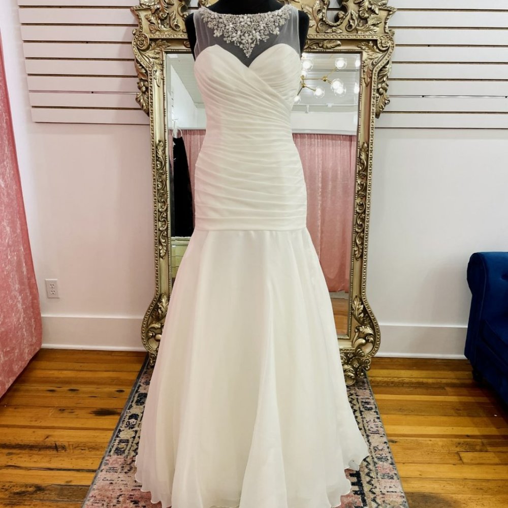 Demetrios Wedding Dress, Wedding Dress Size 8, Sparkle Wedding Dress